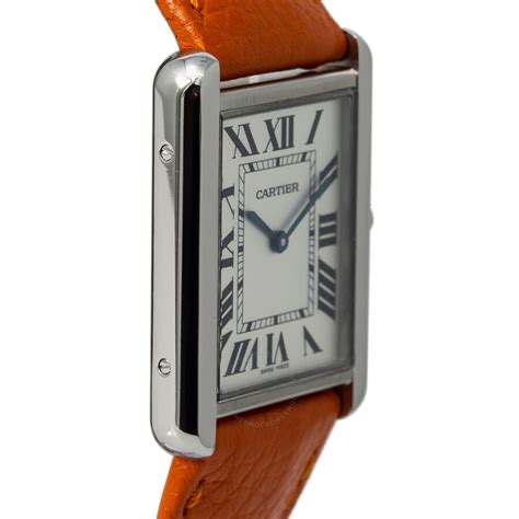 cartier tank tweedehands|used cartier tank solo watches.